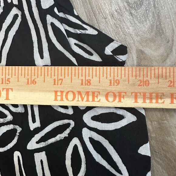 Soft Surroundings Les Bois Topper Duster Cardigan Womens XLP Black Floral Boho - Picture 7 of 8